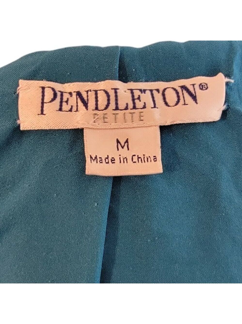 Vintage 90s/Y2K Pendleton Alpaca Sweater Coat - Petite Size M, Bohemian Charm - Picture 7 of 8